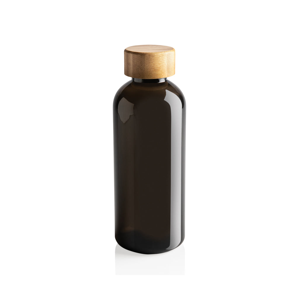 GRS recycled PET fles met bamboe dop