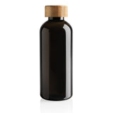GRS recycled PET fles met bamboe dop