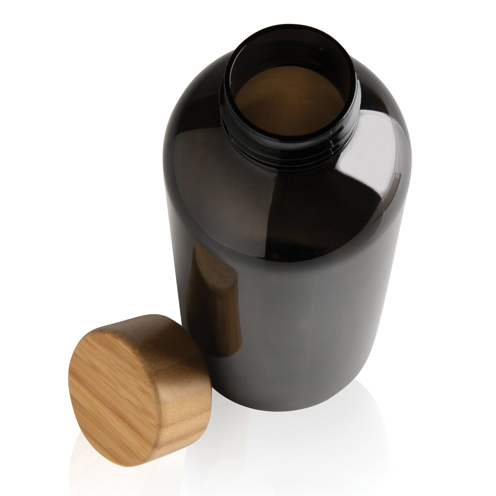 GRS recycled PET fles met bamboe dop