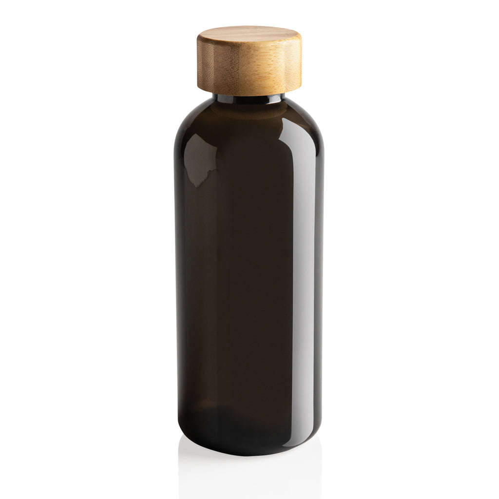 GRS recycled PET fles met bamboe dop