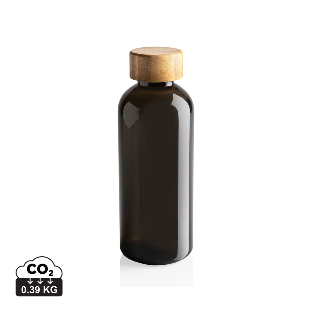 GRS recycled PET fles met bamboe dop