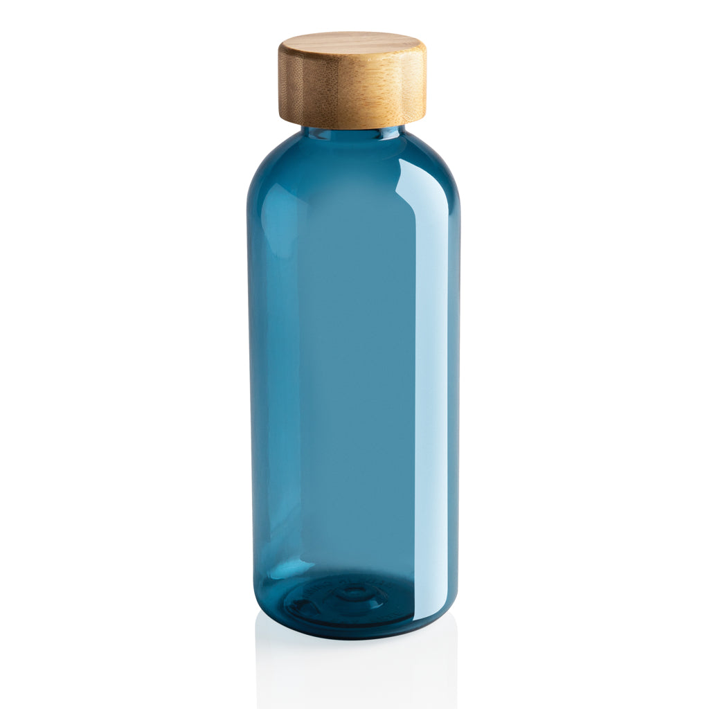 GRS recycled PET fles met bamboe dop