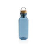 RCS recycled PET fles met bamboe deksel en handvat