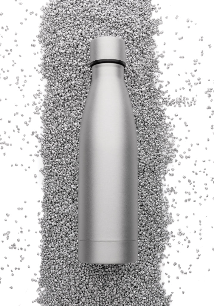 RCS gerecycled roestvrijstalen unikleur vacuümfles