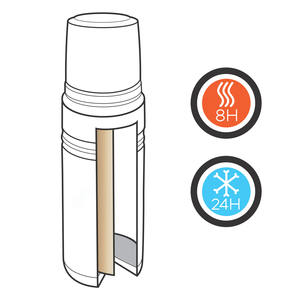 Swiss Peak Elite 1L copper vacuüm fles
