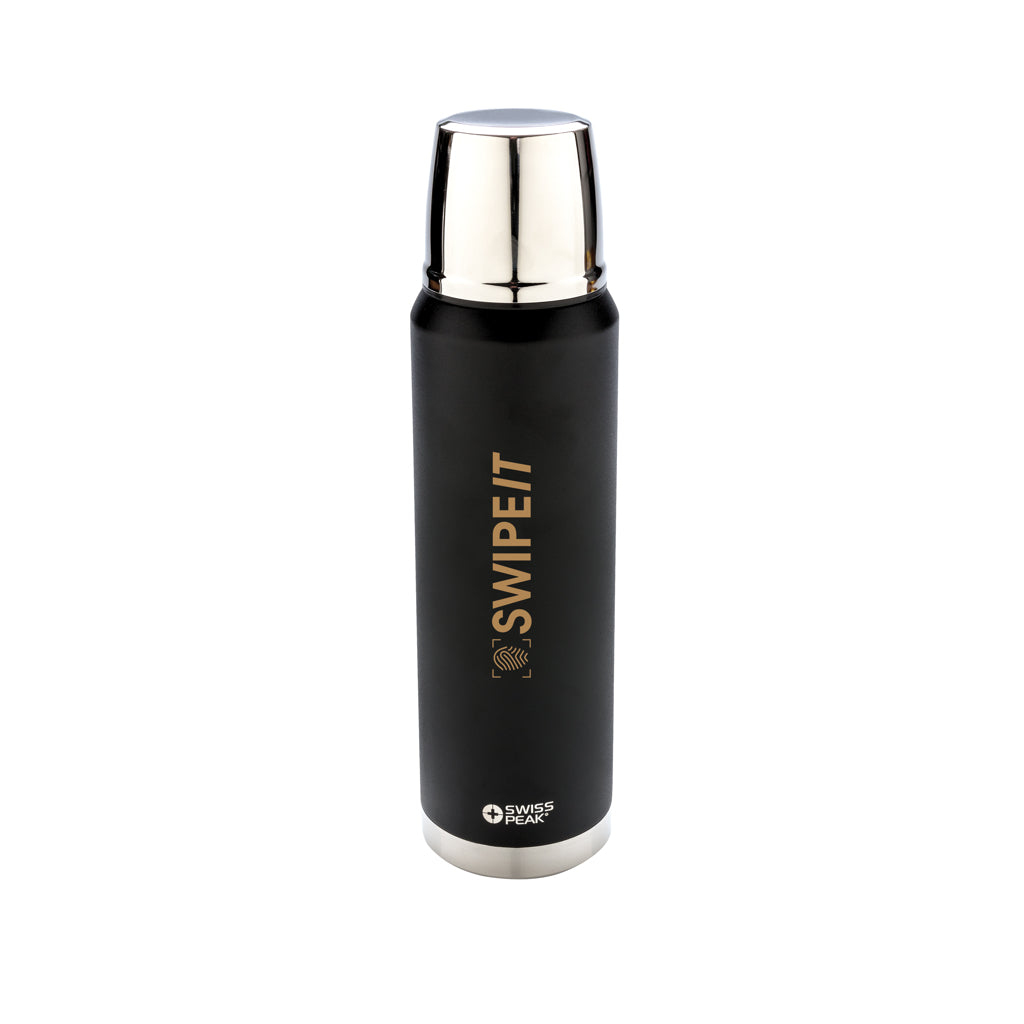 Swiss Peak Elite 1L copper vacuüm fles
