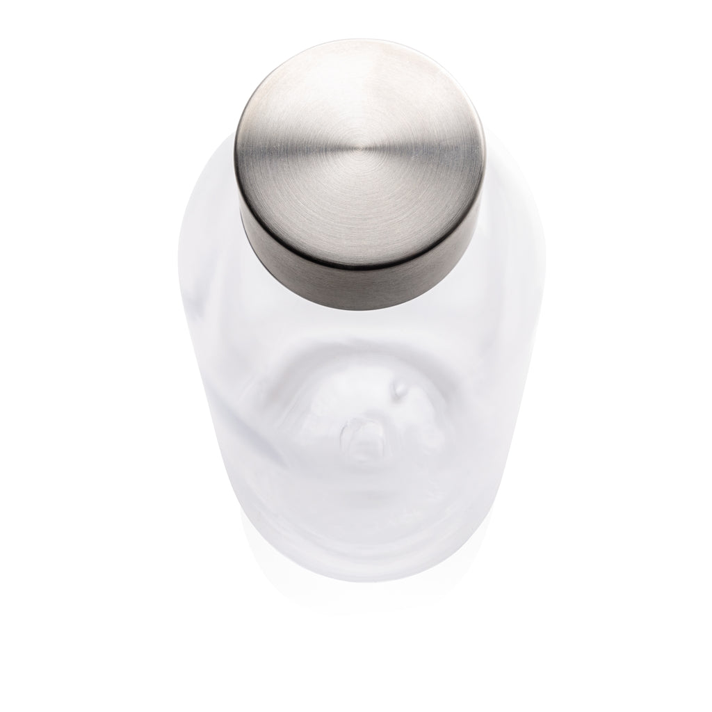 Lekvrije waterfles met metallic dop