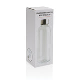 Lekvrije waterfles met metallic dop