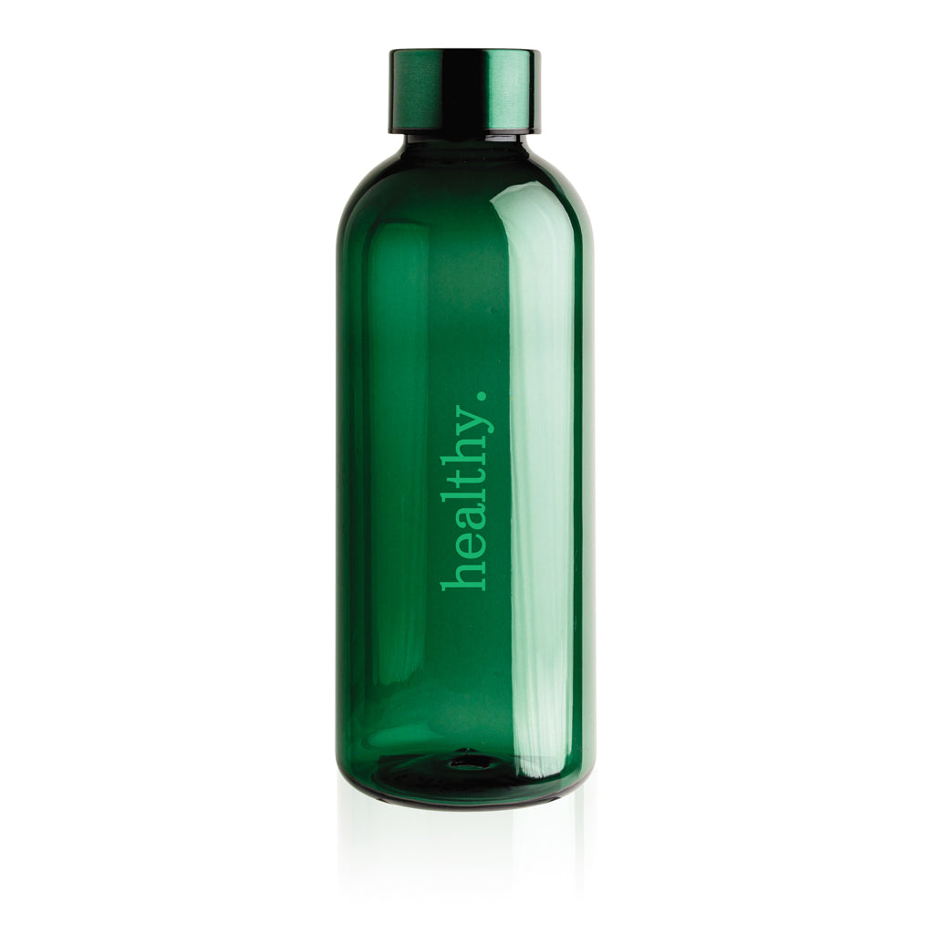 Lekvrije waterfles met metallic dop