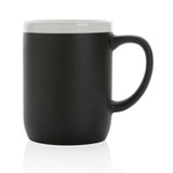 Keramische mok met witte rand 300 ml.