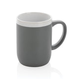 Keramische mok met witte rand 300 ml.