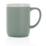 Keramische mok met witte rand 300 ml.