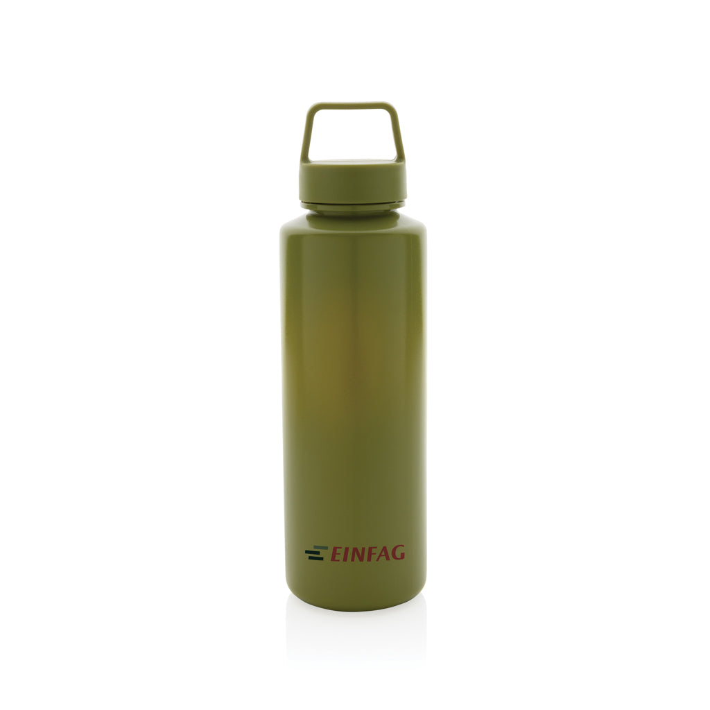RCS gecertificeerd recycled PP waterfles met handvat