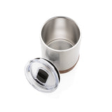 RCS gerecycled roestvrijstalen koffiebeker met kurk