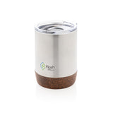 RCS gerecycled roestvrijstalen koffiebeker met kurk