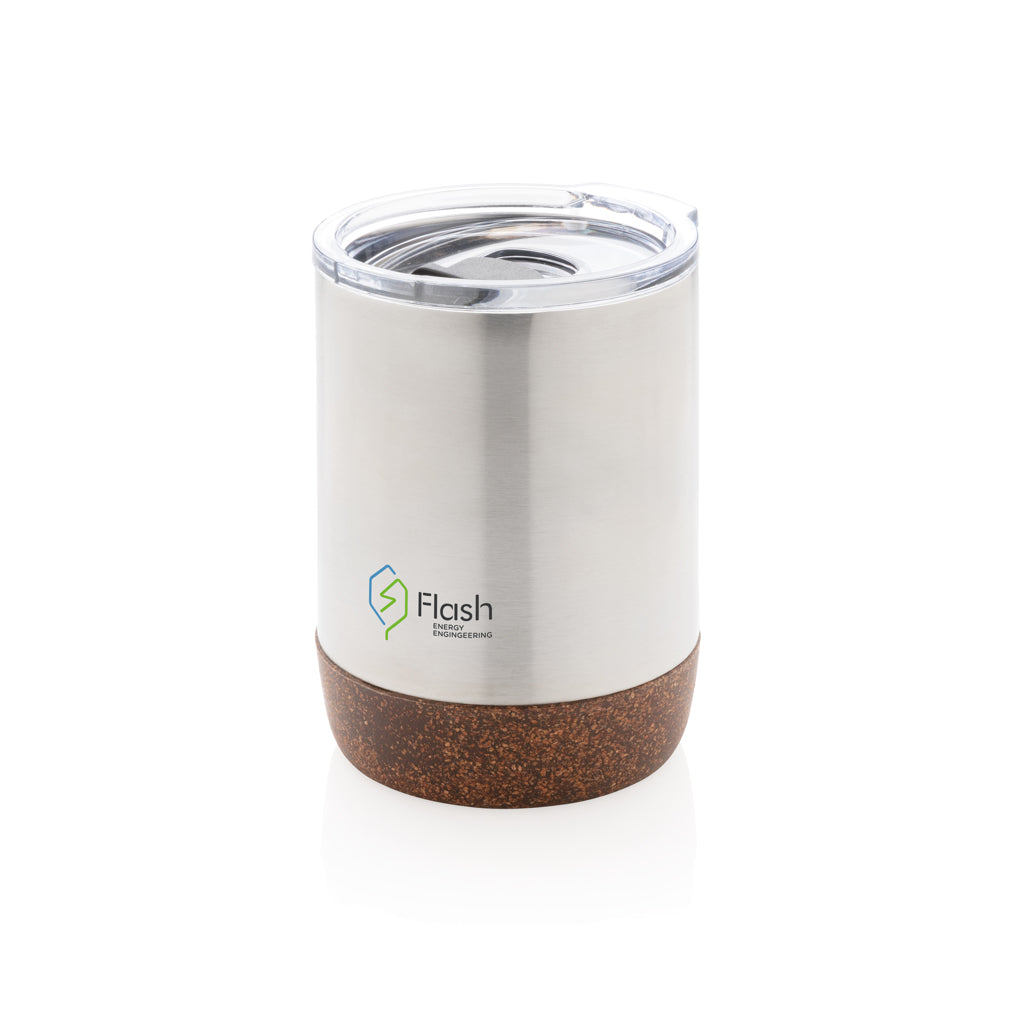RCS gerecycled roestvrijstalen koffiebeker met kurk