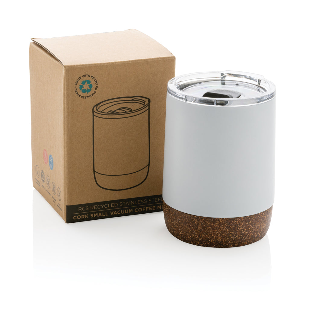 RCS gerecycled roestvrijstalen koffiebeker met kurk