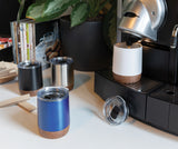 RCS gerecycled roestvrijstalen koffiebeker met kurk