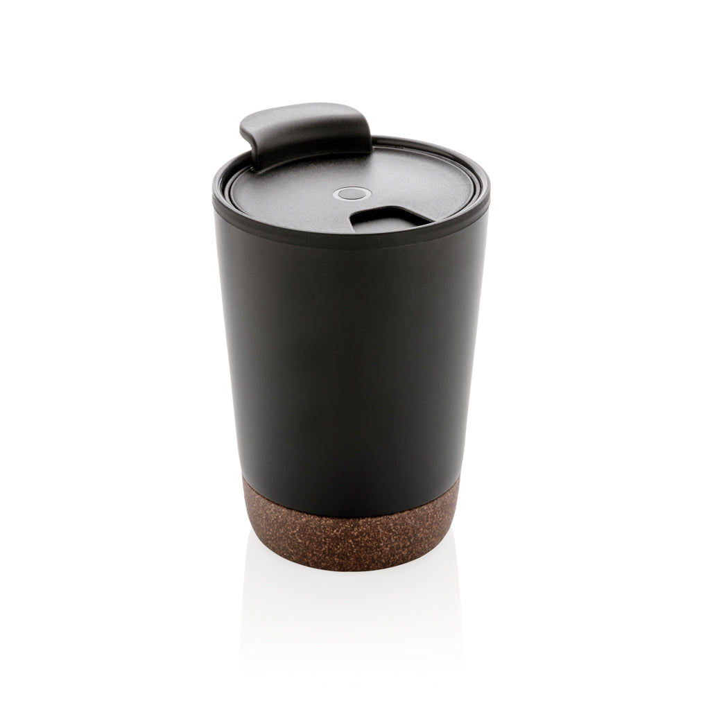 GRS gerecycled PP en roestvrijstalen kurk koffiebeker