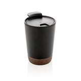 GRS gerecycled PP en roestvrijstalen kurk koffiebeker
