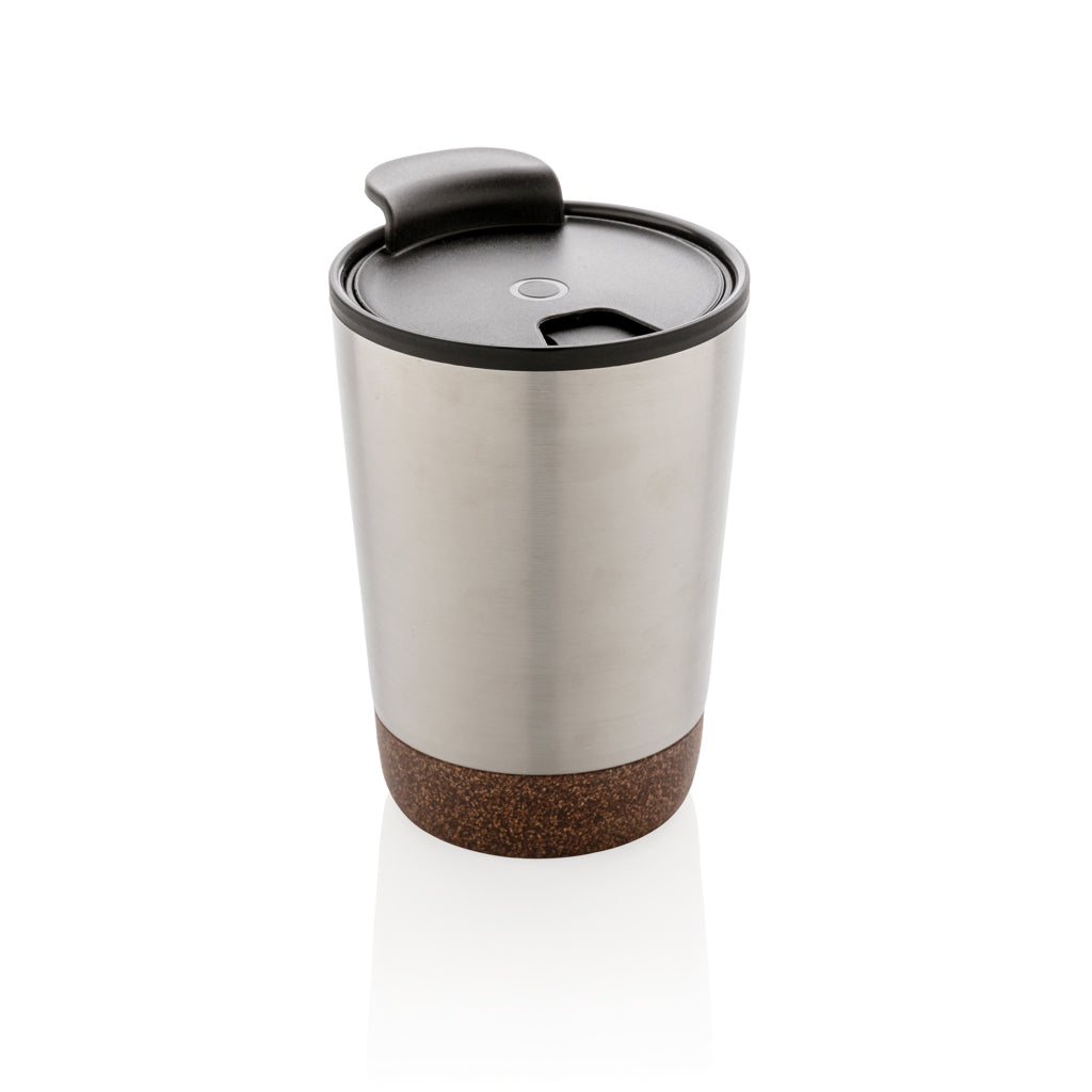 GRS gerecycled PP en roestvrijstalen kurk koffiebeker