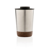 GRS gerecycled PP en roestvrijstalen kurk koffiebeker