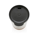GRS gerecycled PP en roestvrijstalen kurk koffiebeker