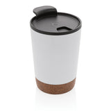 GRS gerecycled PP en roestvrijstalen kurk koffiebeker