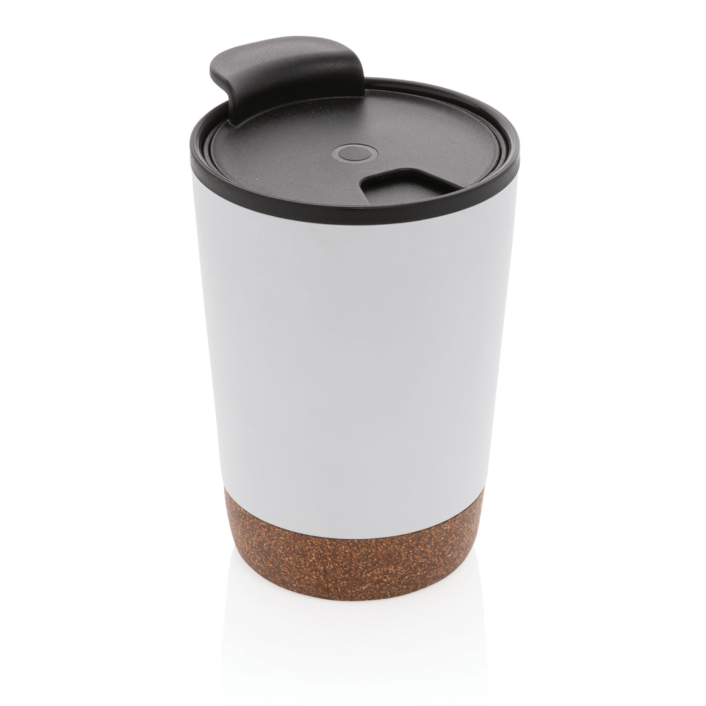 GRS gerecycled PP en roestvrijstalen kurk koffiebeker