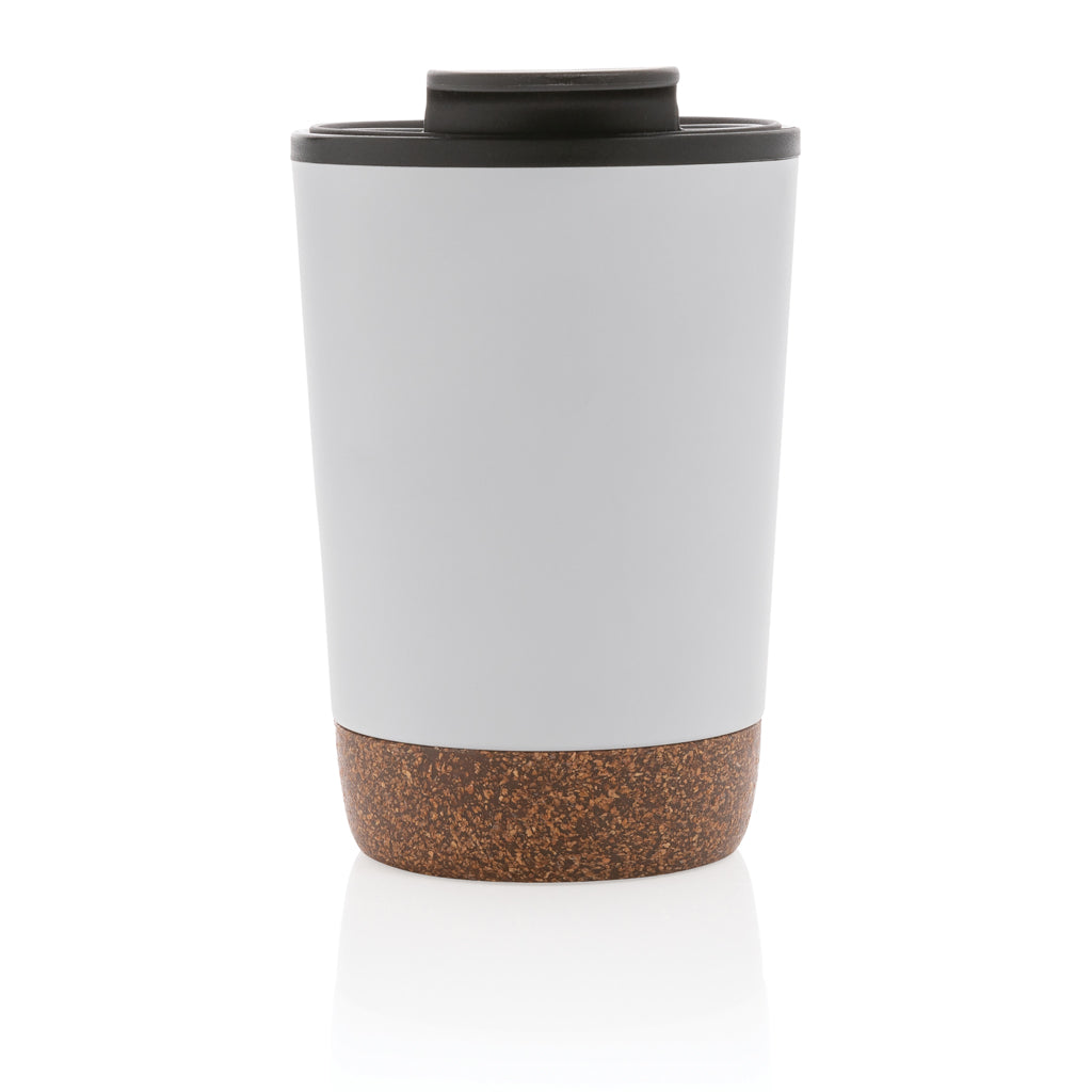 GRS gerecycled PP en roestvrijstalen kurk koffiebeker