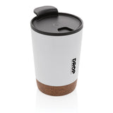GRS gerecycled PP en roestvrijstalen kurk koffiebeker