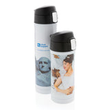 RCS gerecycled roestvrijstalen easy lock thermosfles