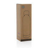 Wood RCS-gecertificeerde gerecycled rvs vacuümfles