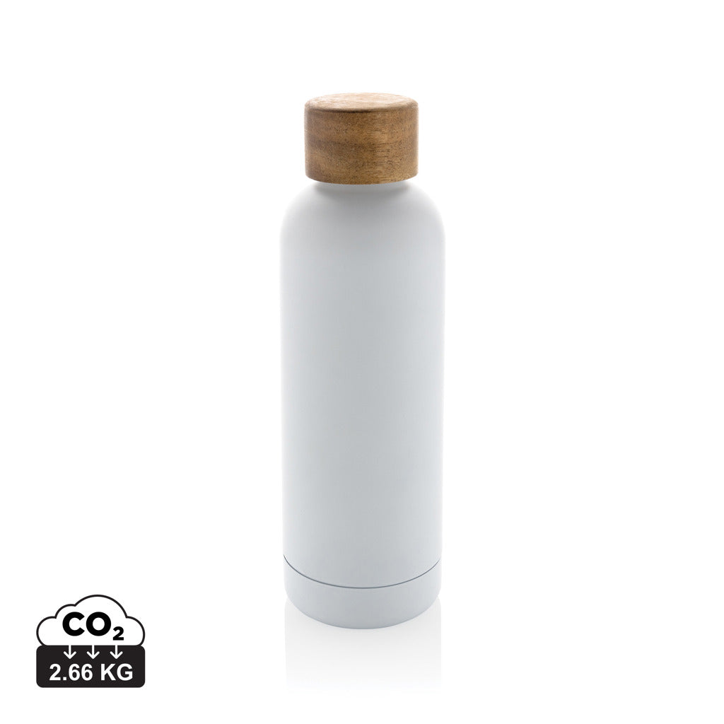 Wood RCS-gecertificeerde gerecycled rvs vacuümfles