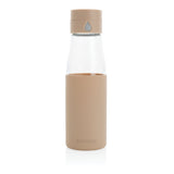 Ukiyo glazen hydratatie-trackingfles met sleeve