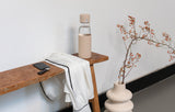 Ukiyo glazen hydratatie-trackingfles met sleeve