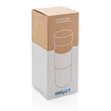 Impact dubbelwandige borosilicaat glazen drinkfles
