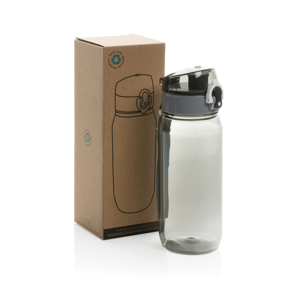 Yide RCS Gerecyclede PET lekvrije afsluitbare fles 600ml