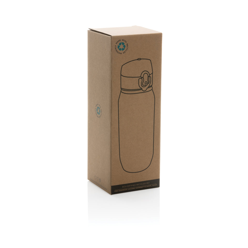 Yide RCS Gerecyclede PET lekvrije afsluitbare fles 600ml