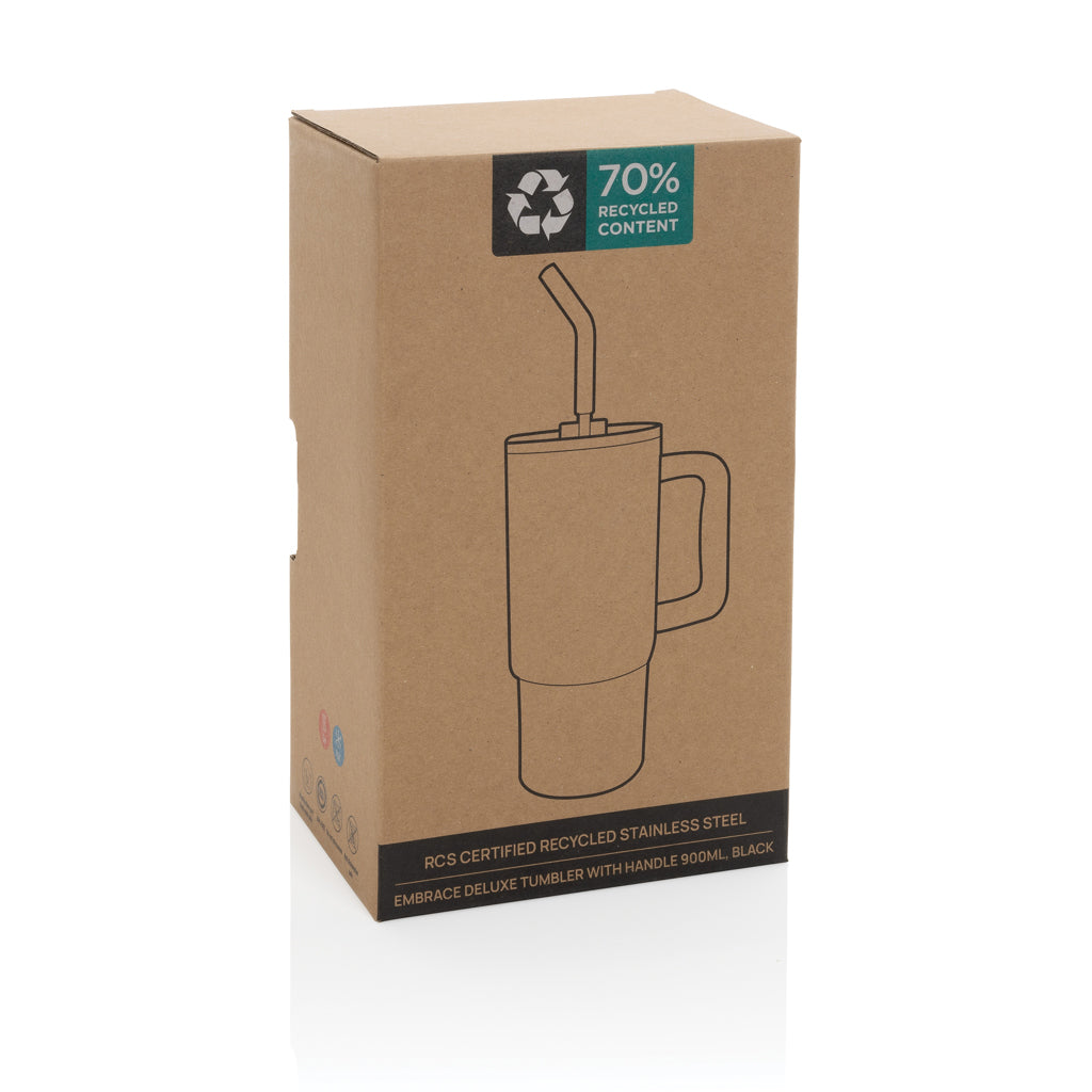Embrace deluxe RCS recycled RVS drinkbeker 900ml