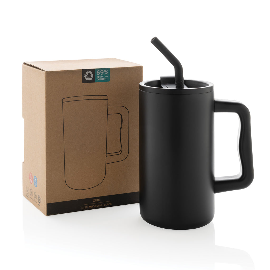 Cube RCS gerecycled RVS beker 800ml