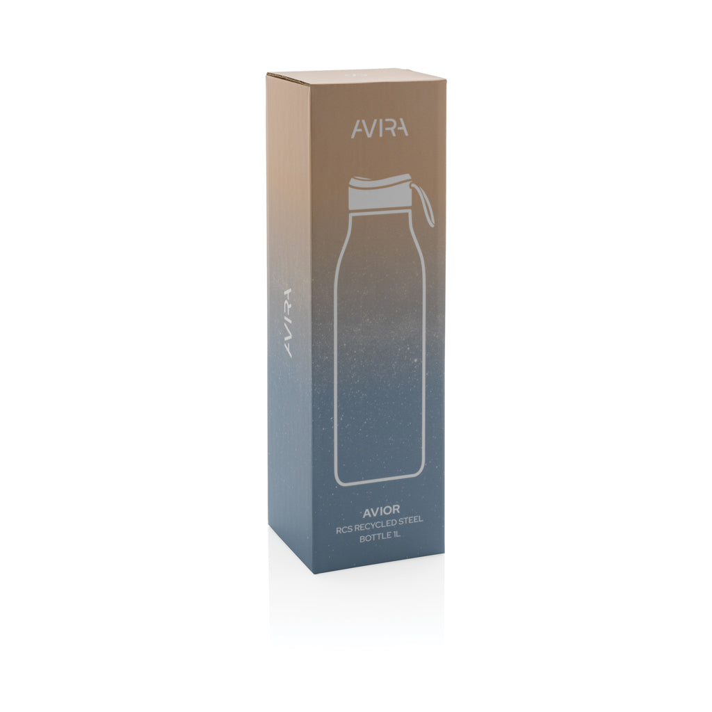Avira Avior RCS gerecycled roestvrijstalen fles 1L