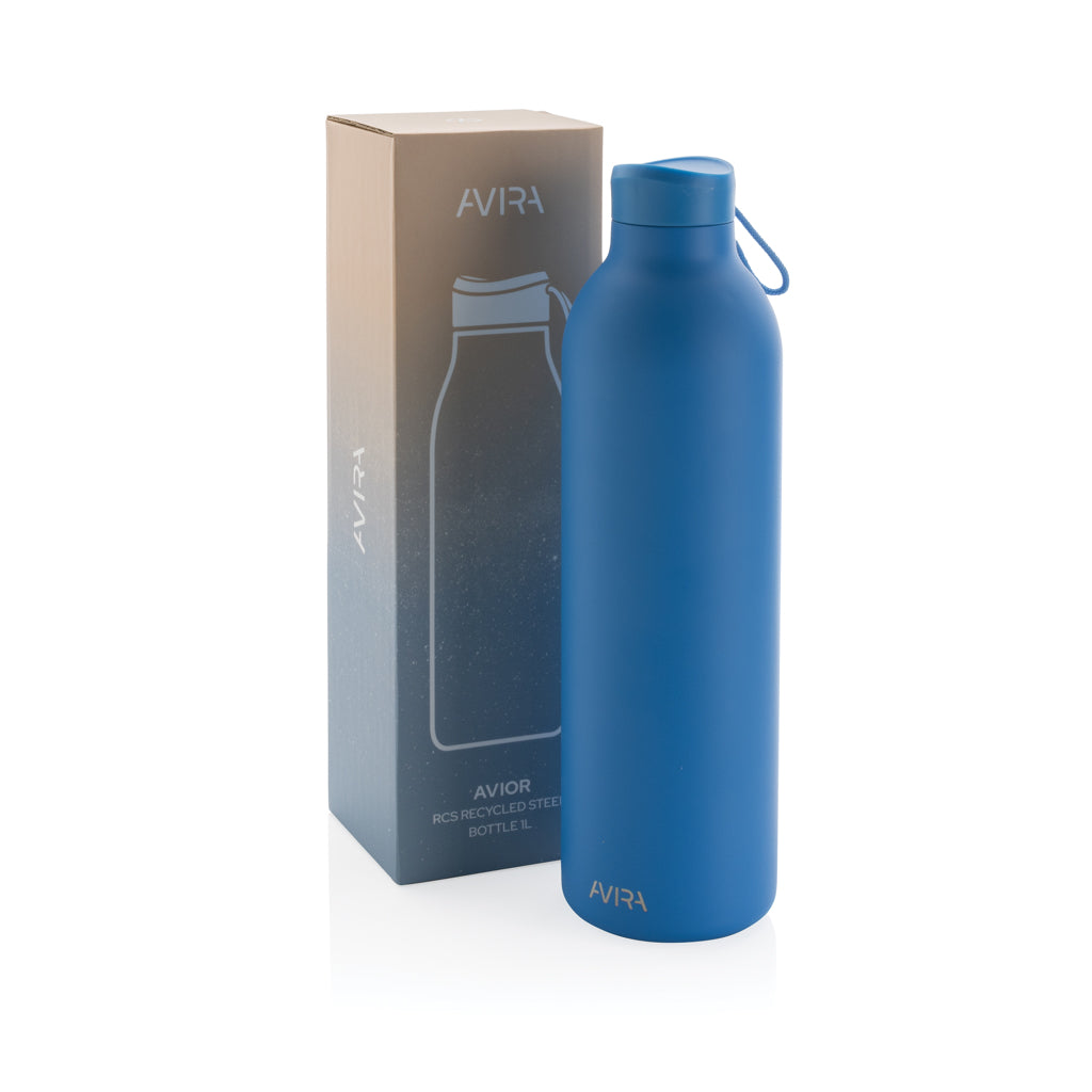 Avira Avior RCS gerecycled roestvrijstalen fles 1L