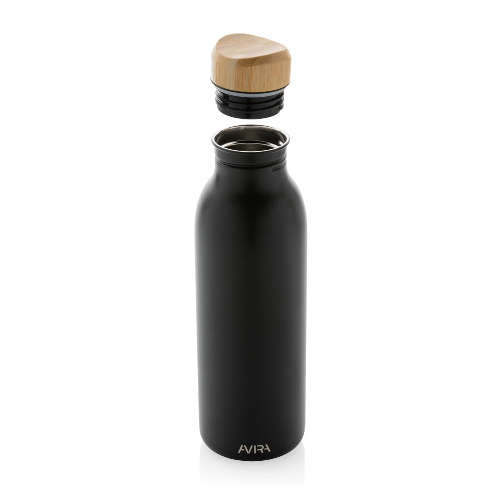 Avira Alcor RCS gerecycled RVS enkelwandige waterfles 600ML