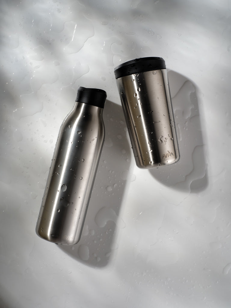 Avira Alix RCS recycled staal klik beker 400ML