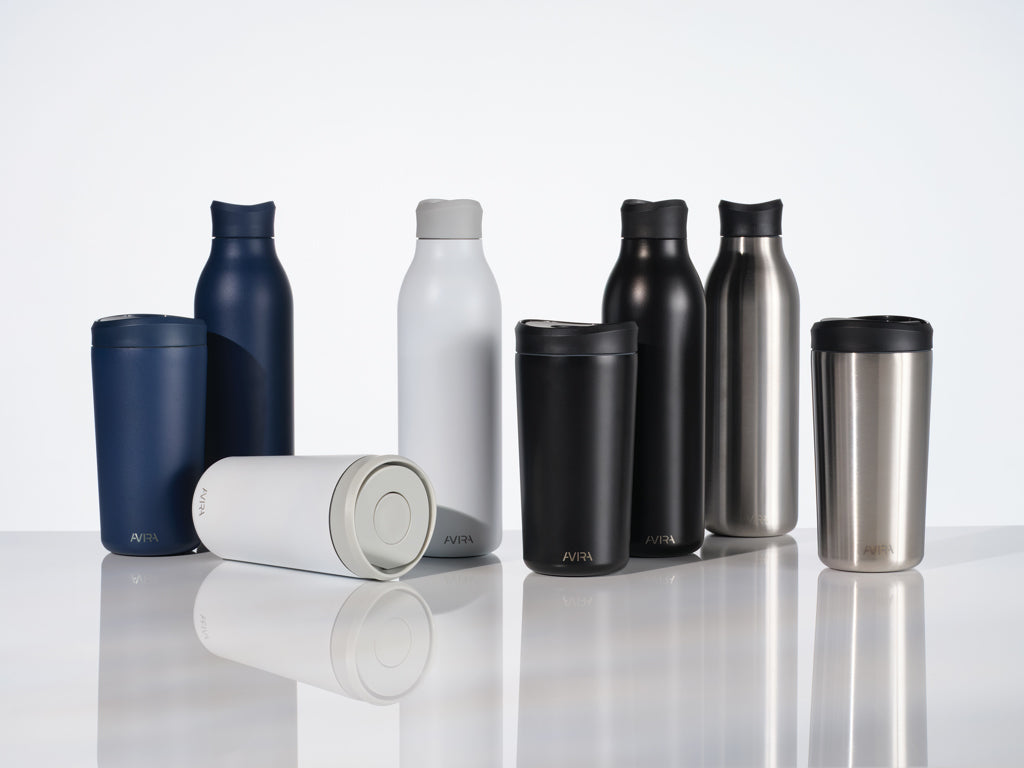 Avira Alix RCS recycled staal klik beker 400ML