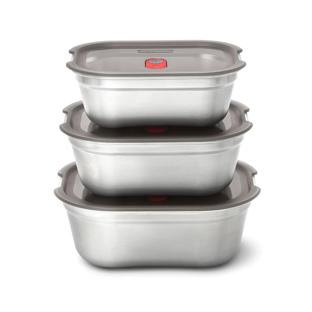 Black+Blum Mealprep Box Set 3 stuks Klein, Middel, Groot