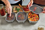 Black+Blum Mealprep Box Set 3 stuks Klein, Middel, Groot