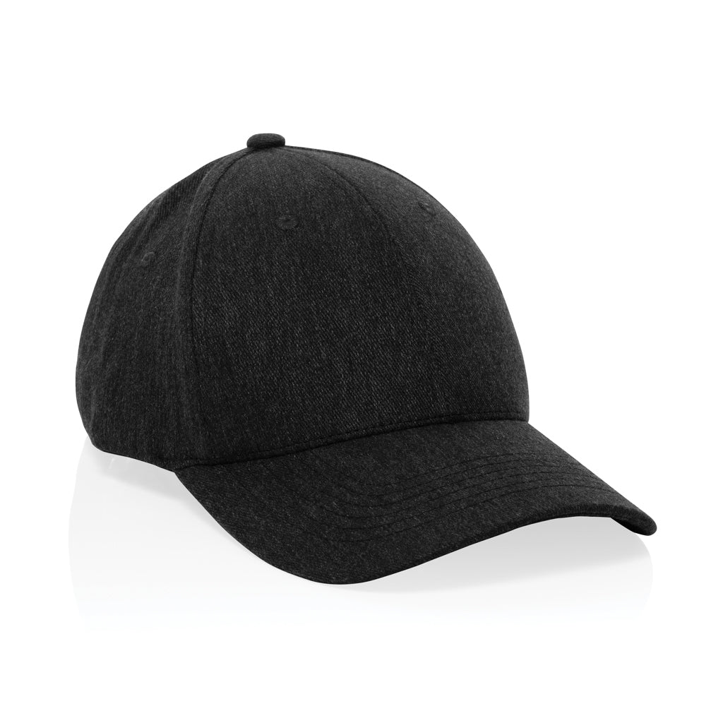 Milo AWARE™ recycled heather 6 paneel cap 200gr