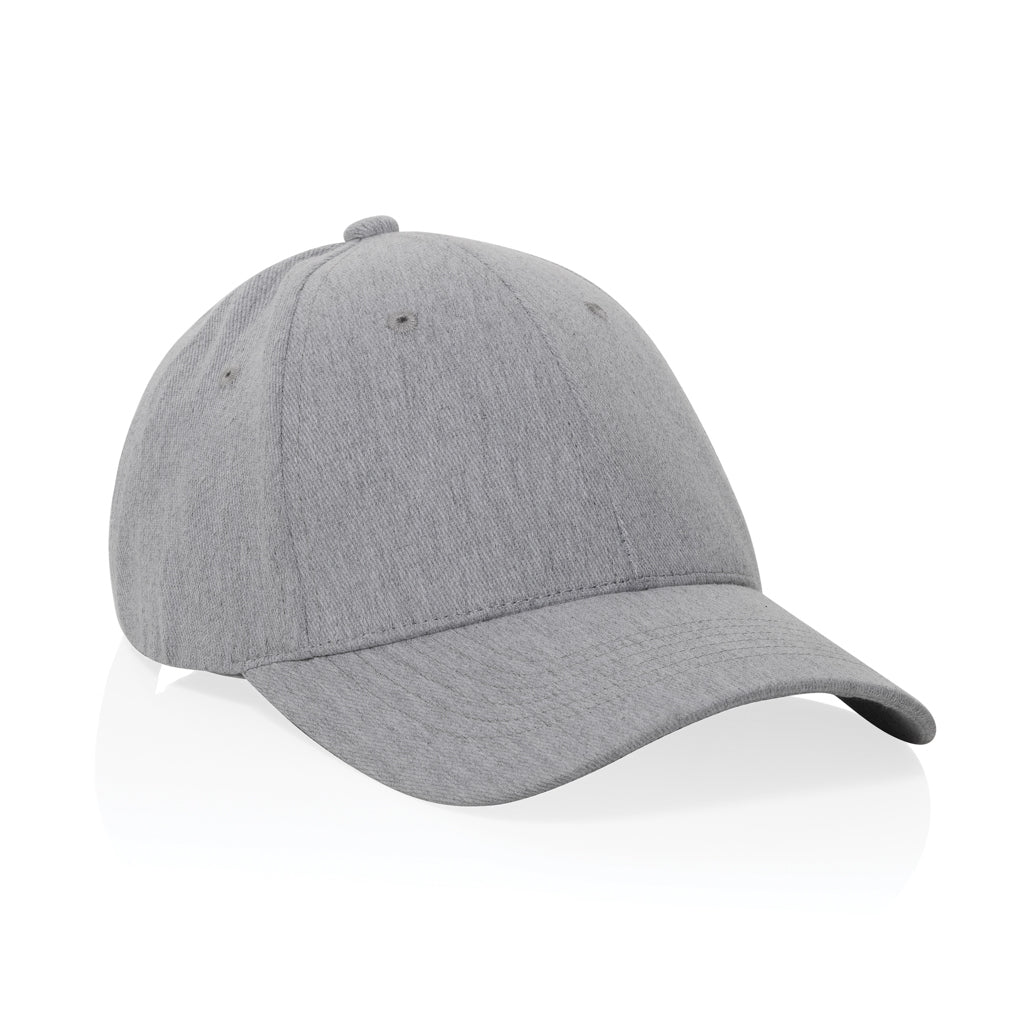 Milo AWARE™ recycled heather 6 paneel cap 200gr